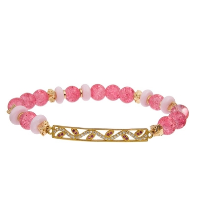 Το ελαστικό Stackable βραχιόλι Handcraft χαντρών καραμελών που τίθεται με λάμπει γοητεία Zircon